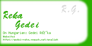 reka gedei business card